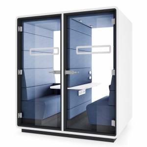 Abgeschirmte Raumelemente Abgeschirmte Arbeitsplätze Büro Telefonbox Akustik Telefonzelle SmartPhone Box Smart Phone Box Zwilling