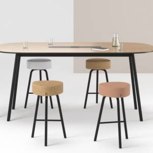 Konferenztisch Holz Konferenztische Cascando Pully Meet
abgerundete Tischplatte