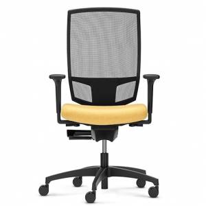 Bürostuhl gelb Bürodrehstuhl Ergonomische Bürostühle mit Armlehnen Netzgewebe Dauphin Stilo ES
