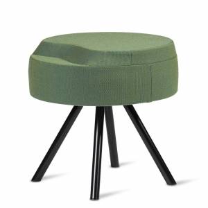 Polsterhocker grün Lounge Skandiform Isa Hocker