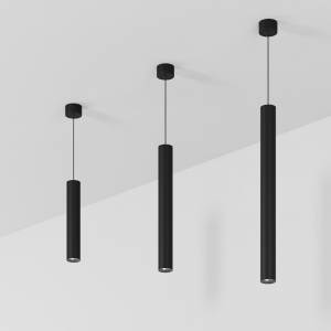 Pendelleuchte Aluminium Pendelleuchten schwarz DALI Regent Cliff