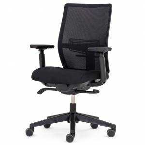 Bürostuhl schwarz Bürodrehstuhl Kunststoff Bürostühle Netzgewebe Haworth Aloha Active