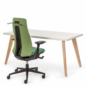 Arbeitstisch Holz Schreibtisch Home Office Schreibtische Haworth A_Wood