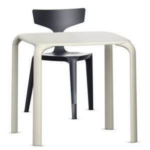 Outdoor-tauglicher Kunststofftisch Kantinen Tisch VS Drop