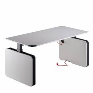 höhenverstellbarer Wangentisch WINI WINEA FLOW für ergonomische Büroarbeitsplätze