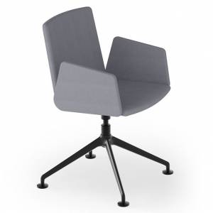 Konferenzstuhl grau Konferenzstühle Büro Rosconi Objektmöbel - Eless 428