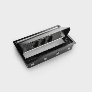 Stromanschlüssen Netzwerkanschlüssen Kinnarps Powerbox