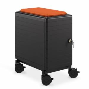Container schwarz Rollcontainer Büro König + Neurath Personalbox