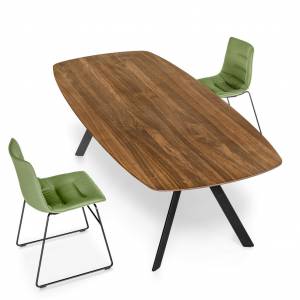 Konferenztisch Holz Konferenztische Girsberger Barra
abgerundete Tischplatte