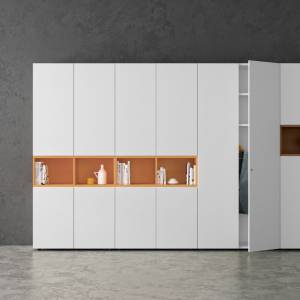 Türschrank Regal Büro Holz Büromöbel werner works, basic S Schranksystem