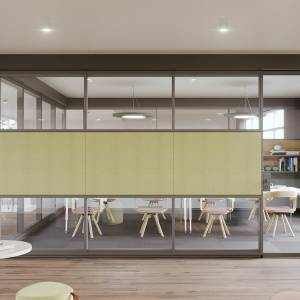 Abgeschirmte Raumelemente Glas Trennwand Raumsystem Neudoerfler Systemtrennwand