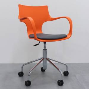 Drehstuhl orange Drehstühle Werkstatstuhl BWW Büro Weber 4476
