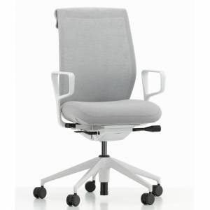 Drehstuhl grau Bürostuhl Design Bürostühle mit Armlehnen Vitra ID Cloud