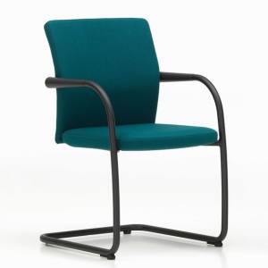 Besucherstuhl türkis Besucherstühle Freischwinger Konferenzstuhl Vitra ID Visitor Soft