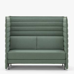 Loungesofa grün Sofa Lounge Vitra Alcove Plus Sofa