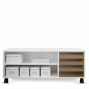 Sideboard Büro Cotainer fahrbar, Neudoerfler, Motion Breitcontainer