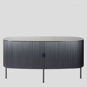 Sideboard schwarz Rolladenschrank Rolladenschränke WOGG 82