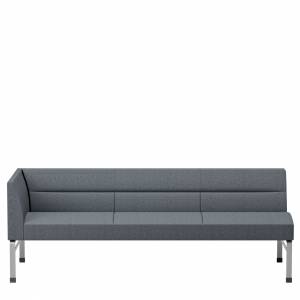 Loungesofa grau Sofa Lounge Kinnarps, Wilson