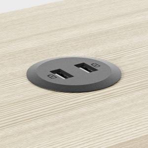Elektro-Steckdosen IT/EDV-Dosen Kinnarps Power Dot 51