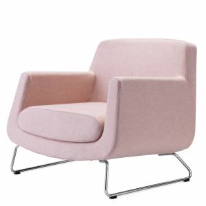 Skandiform Sessel Design Loungesessel rosa Loungemöbel Skandiform Jeffersson Lounge