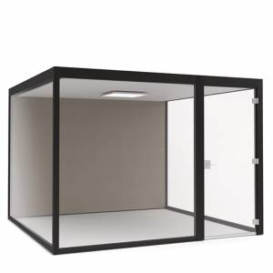 Raum-in-Raum-System Lista Office LO Quiet für konzentrierte Einzelarbeit und Meetings