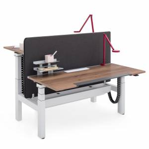 Elektrisch höhenverstellbarer Schreibtisch Gesundheit Büro Büromöbel weiße Schreibtische ergonomisch Steelcase, Ology Bench
Doppelarbeitsplatz
höhenverstellbar