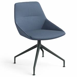 Konferenzstuhl blau Konferenzstühle Büro bequem Brunner ray soft