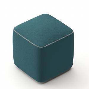 Polsterhocker blau Lounge Hocker Brunner pads
