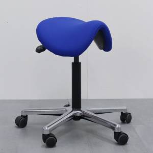 Ergonomischer Schreibtischhocker blau Hocker ergonomisch, BWW, 7400RS
