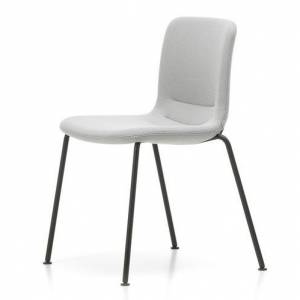 Besucherstuhl grau Besucherstühle gepolstert Konferenzstuhl Stuhl Vitra HAL Soft
