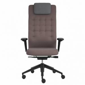 Chefsessel DesignStoff mit Noppen Nackenstütze Armlehne, vitra, ID Trim L
