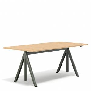 Höhenverstellbarer Schreibtisch elektrisch ergonomische Schreibtische Büro Bürotisch Renz Slide