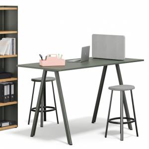 Stehtisch grau Bürotische Stehtische Büro Renz  Slide