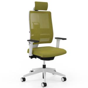 Bürostuhl grün Bürodrehstuhl moderne Bürostühle Netzrücken Viasit Toleo Pro