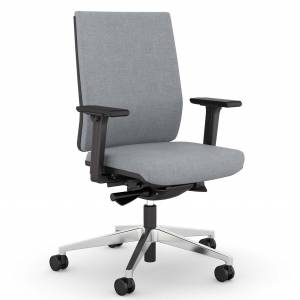 Bürostuhl grau Drehstühle ergonomischer Bürodrehstuhl exklusiv, viasit, F1 Pro
