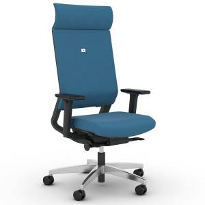viasit Bürostuhl ergonomisch Bürodrehstuhl blau Drehstühle Büro viasit Impulse Too