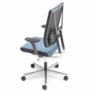 ergonomischer Bürostuhl blau Bürodrehstühle Viasit Scope NPR