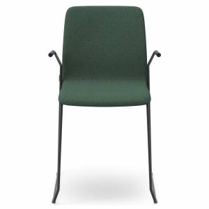 Besucherstuhl grün Besucherstühle Cafeteria Stuhl stapelbar Konferenzstühle Kinnarps Nilo