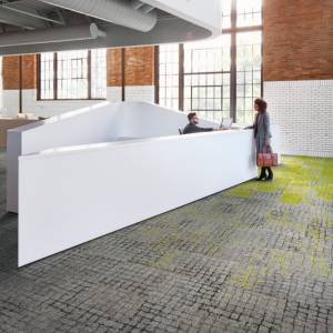 Textiler Bodenbelag Teppichfliesen Interface Sett In Stone