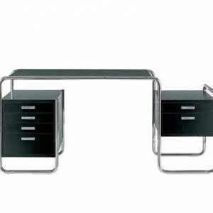 Schreibtisch |modern Rundrohr Büro,  Bürotisch | Home office Büromöbel, Thonet, S 285
