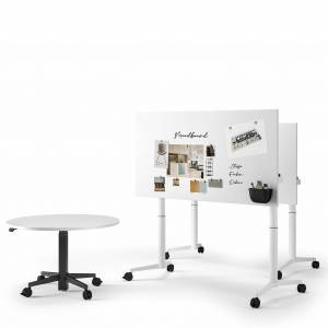 höhenverstellbare Schreibtische Seminartische klappbar Bistrotische mit Rollen Klapptisch fahrbar Whiteboard Assmann Büromöbel TISCHSYSTEM Pontis Hypa
Leiser Motor