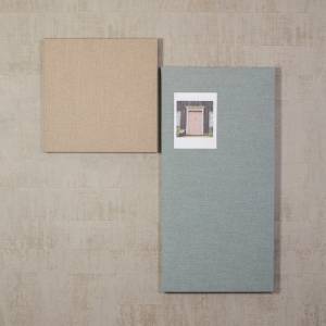Schautafel Akustikpaneele Büro Wandabsorber akustik Götessons Collage mit verdecktem Rahmen EcoSUND