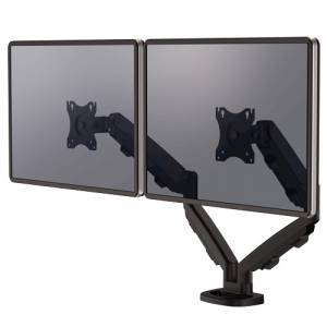 Monitorhalter Tischhalterungen Monitorhalterungen Fellowes Eppa™ Doppel Monitorarm - Schwarz