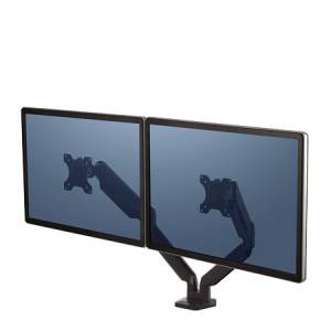 Monitorhalter Tischhalterungen Monitorhalterungen Fellowes Platinum Series Doppel Monitorarm - schwarz