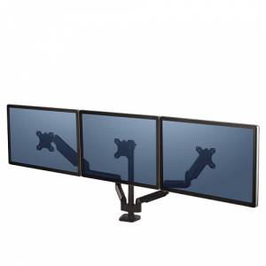 Monitorhalter Tischhalterungen Monitorhalterungen Fellowes Platinum Series Dreifach Monitorarm - Schwarz