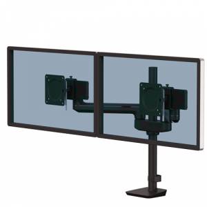 Monitorhalter Tischhalterungen schwarz Monitorhalterungen Fellowes Tallo Modular™ 2FS