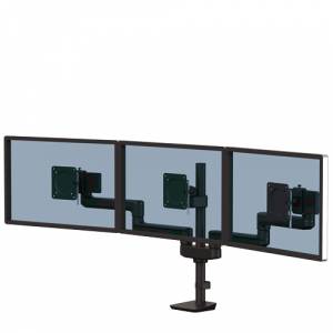 Monitorhalter Tischhalterungen schwarz Monitorhalterungen Fellowes Tallo Modular™ Dreifach Monitorarm 3FFS