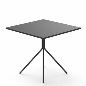Tisch Außenbereich Tisch quadratisch Outdoor Gartentisch schwarz Bistrotisch klappbar Stahltisch Brunner crona steel