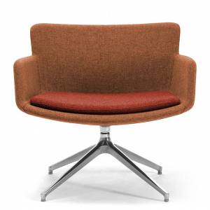 Loungesessel orange Sessel Lounge Sitzmöbel  fm Büromöbel Lodus