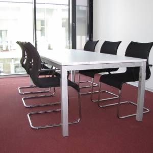 Konferenztisch weiss Konferenztische Büro Identi, axon Besprechungstisch